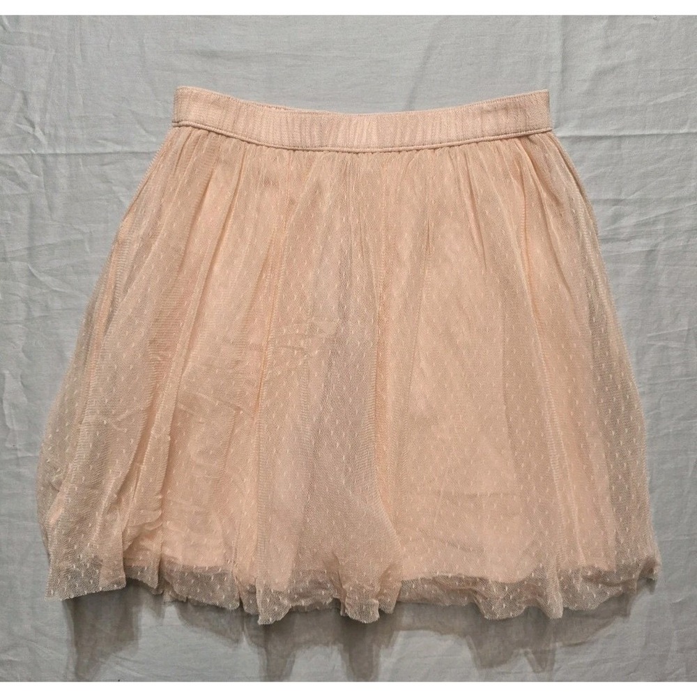 Hollister | Layered Light Pink Skater Skirt Size Medium